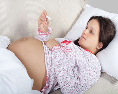 bị sốt khi mang thai